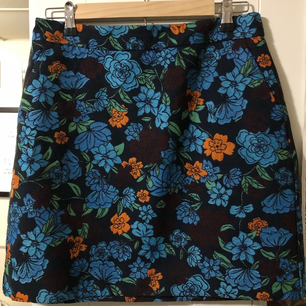 LOFT Floral Skirt